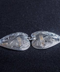 Gravert sølvspenne Vimme til Åmlibunad / Aust-Agder bunad